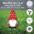 Big Dot of Happiness Christmas Gnomes - Outdoor Lawn Decor - Holiday Party Yard Signs 8 Ct Perspective: top