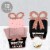 Big Dot of Happiness Rose Gold Happy New Year Square Favor Gift Party Bow Boxes 12 Ct Perspective: top
