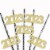 Big Dot of Happiness No-Mess Real Glitter 2023 New Year's Eve Party Paper Straws 24 Ct Perspective: top