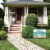 Big Dot of Happiness Hippity Hoppity Easter Bunny Party Yard Sign Lawn Decor Party Yardy Sign Perspective: top