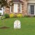 Big Dot of Happiness Religious Easter - Outdoor Lawn Christian Holiday Party Yard Sign - 1 Pc Perspective: top