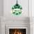 Big Dot of Happiness St. Patrick's Day - Saint Patty's Day Party Decor - Front Door Wreath Perspective: top
