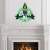 Big Dot of Happiness Irish Gnomes - Outdoor St. Patrick's Day Party Decor - Front Door Wreath Perspective: top