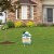 Big Dot of Happiness Proudly Vaccinated - Outdoor Lawn Sign - Vaccine Yard Sign - 1 Pc Perspective: top