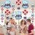 Big Dot of Happiness Railroad Party Crossing Train DIY Backdrop Hanging Vertical Decor 30 Pc Perspective: top