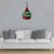 Big Dot of Happiness Holiday Plaid Trees Hanging Christmas Outdoor Front Door Decor 1 Pc Sign Perspective: top