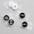 Big Dot of Happiness Hello New Year 2023 NYE Party Round Candy Sticker Favors 1 sheet of 108 Perspective: top