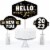 Big Dot of Happiness Hello New Year - 2023 NYE Party Centerpiece Sticks - Table Toppers 15 Ct Perspective: top