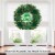 Big Dot of Happiness St. Patrick's Day Saint Patty's Party Door Decor Wreath Accessories 9 Pc Perspective: top