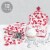 Big Dot of Happiness Happy Galentine's Day - Valentine's Day Party Goodie Gable Boxes 12 ct Perspective: top