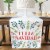 Big Dot of Happiness Feliz Navidad Holiday & Spanish Christmas Cloth Table Runner 13 x 70 in Perspective: top