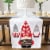 Big Dot of Happiness Christmas Gnomes Holiday Cloth Table Runner 13 x 70 in Perspective: top