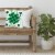 Big Dot of Happiness Shamrock St. Patrick's Day - Cushion Case Throw Pillow Cover 16 x 16 In Perspective: top
