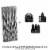 Big Dot of Happiness Nighttime City Skyline - New York Party Striped Paper Decor Straws 24 Ct Perspective: top