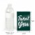 Big Dot of Happiness Emerald Elegantly Simple - Guest Party Favors Thank You Cards (8 count) Perspective: top