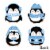 Big Dot of Happiness Winter Penguins Decorations Holiday & Christmas Party Essentials 20 Ct Perspective: top