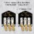 Big Dot of Happiness New Year’s Eve Gold Party Game Pickle Cards Pull Tabs 3-in-a-Row 12 Ct Perspective: top