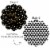 Big Dot of Happiness New Year’s Eve - Gold NYE Party Round Table Decor Paper Chargers 12 Ct Perspective: top