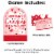 Big Dot of Happiness Happy Valentine’s Day How Many Hearts Party Game Candy Guessing Game Perspective: top