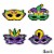 Big Dot of Happiness Colorful Mardi Gras Mask Decorations Masquerade Party Essentials 20 Ct Perspective: top