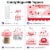 Big Dot of Happiness Happy Valentine's Day DIY Favor Bag Labels Candy Bags with Toppers 24 Ct Perspective: top