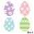 Big Dot of Happiness Spring Easter Bunny Egg Decorations Happy Easter Party Essentials 20 Ct Perspective: top