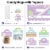Big Dot of Happiness Spring Easter Bunny Party Favor Bag Labels Candy Bags with Toppers 24 Ct Perspective: top