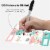 Big Dot of Happiness Colorful Floral Happy Mother's Day To From Stickers 12 Ct 120 Stickers Perspective: top