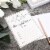Wedding Rehearsal Invitations with Envelopes (5 x 7 in, White, 36 Pack) Perspective: top