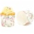 50-Pack Muffin Liners - Vintage Floral Cupcake Wrappers Paper Baking Cups Perspective: top
