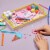 Lightweight Wooden Trays with Handles for DIY Crafts, Decorating (2 Sizes, 2 Pack) Perspective: top
