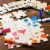 50 Pieces Unfinished Wooden Puzzle Pieces Cutouts for DIY Craft, 3 x 3.5" Perspective: top