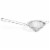 6pc 3"x8.3" Stainless Steel Sieve Fine Mesh Strainer Skimmer Spoon for Pasta Tea Perspective: top