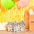 Dinosaur Gift Bag Balloon Weights, Birthday Party Decorations (6 oz, 6 Pack) Perspective: top