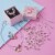 Unicorn Charm Bracelet Set for Girls, DIY Jewelry (71 Pieces) Perspective: top