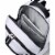 Under Armour Hustle 5.0 Backpack - White/Black Perspective: top
