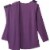 Silverts Eggplant Reusable Poly-Spandex Blend Adaptive Shirt Large Perspective: top