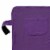 Silverts Eggplant / Black Reuseable Wheelchair Blanket Perspective: top