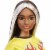 Barbie Fashionistas Doll, Curvy, Long Hair with Crop Top, Skirt, Sneakers & Sunglasses Perspective: top