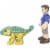 Jurassic World imaginext Camp Cretaceous Bumpy and Ben Figure Perspective: top