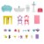 Barbie® Chelsea Play House Set Perspective: top