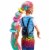 Mattel Barbie® Leopard Rainbow Hair Doll Perspective: top