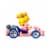 Hot Wheels® Baby Peach Pipe Frame Toy Car Perspective: top