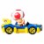 Mattel® Hot Wheels® Mario Kart™ Toad Mach 8 Toy Vehicle Perspective: top