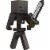 Minecraft Craft-A-Block Wither Skeleton Figure Authentic Pixelated Video-Game Character Perspective: top