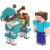 Mattel Minecraft Steve and Armored Horse Figures Perspective: top