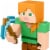 Minecraft Alex Action Figure, 3.25-in, with 1 Build-a-Portal Piece & 1 Accessory Perspective: top
