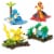 Mega Construx Pokemon Kanto Region Team Building Set Perspective: top