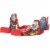 Disney Pixar Cars Vehicle 5-Pack Collection Set of 4 Character Cars & 1 Red Fire Truck Perspective: top