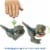 Mattel JURASSIC WORLD UNCAGED™ WILD POP UPS Velociraptor 'Blue' Perspective: top